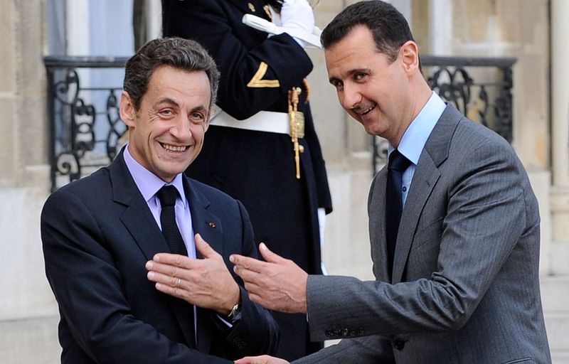 Syrie-Bachar-el-Assad-Nicolas-Sarkozy